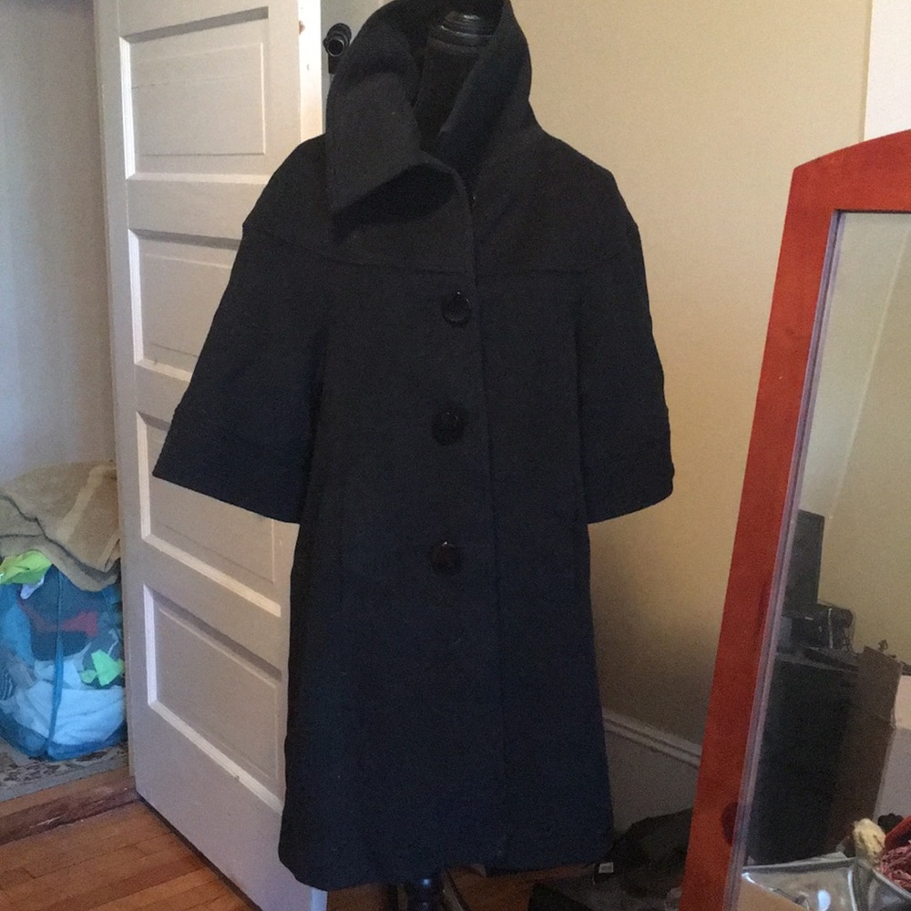 Express bracelet sleeve wool coat NWOT